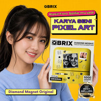 QBRIX Diamond painting kit Magnet bases: ORIGINAL