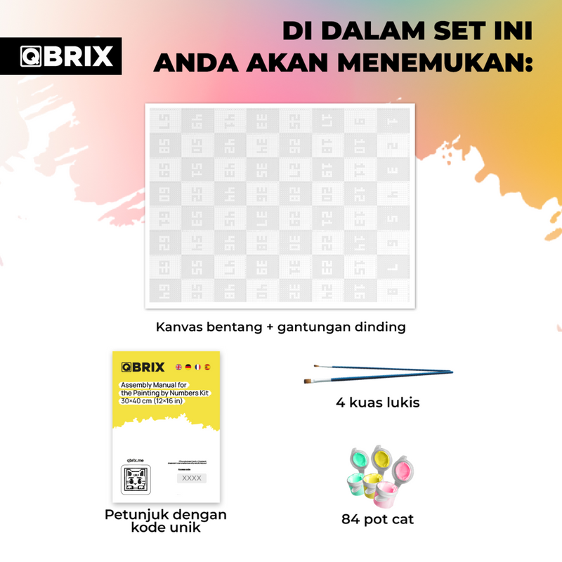 QBRIX Paint by Numbers - Full Color