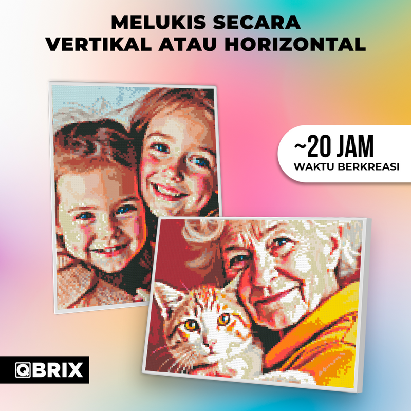 QBRIX Paint by Numbers - Full Color