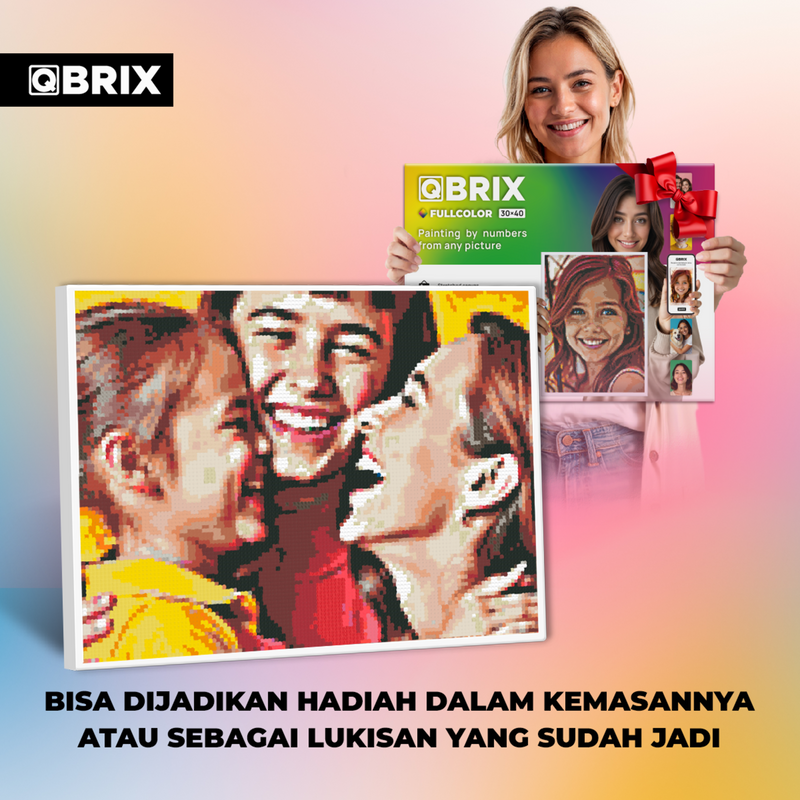 QBRIX Paint by Numbers - Full Color