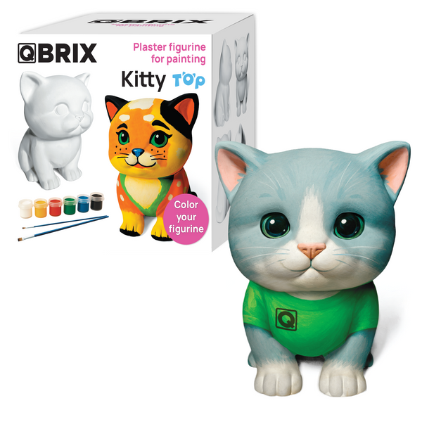 QBRIX DIY Paintable Gypsum Figure