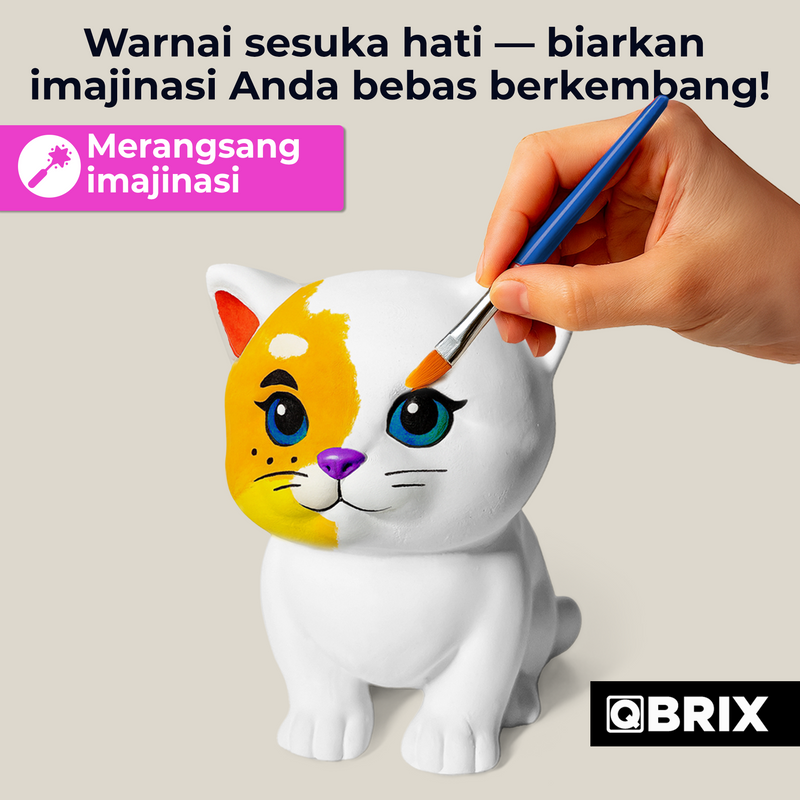 QBRIX DIY Paintable Gypsum Figure
