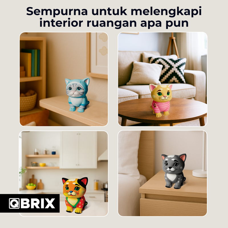 QBRIX DIY Paintable Gypsum Figure