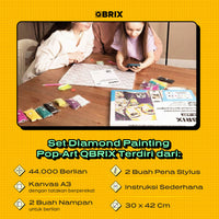 QBRIX Diamond Pop Art A3