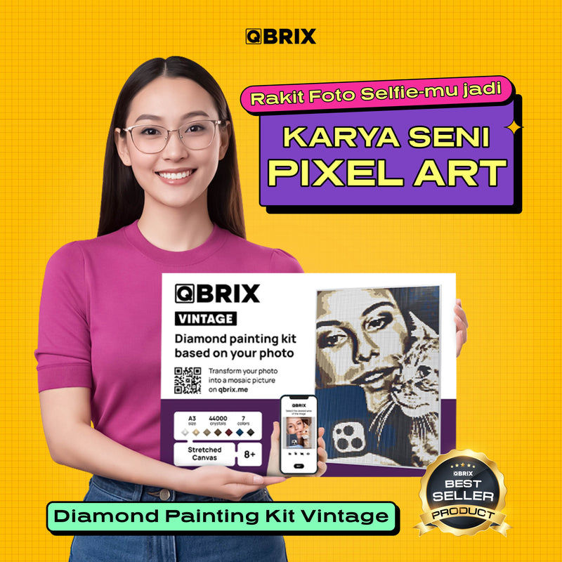 Qbrix Diamond Vintage A3