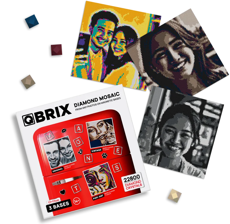 Qbrix Diamond Magnet Bases