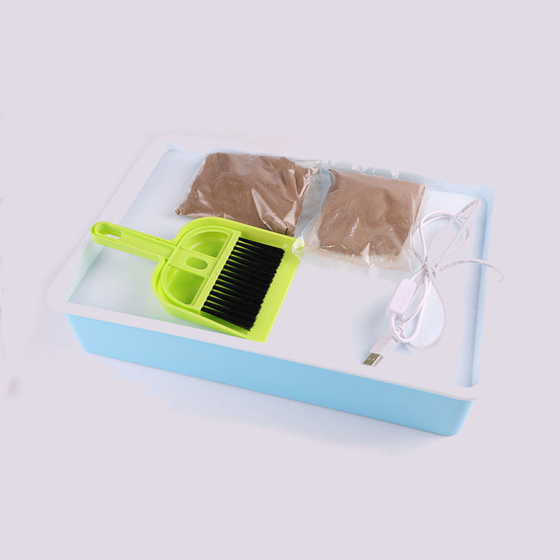 Meja Lukis Pasir LED Anak – Sensory Sand Art Drawing Table