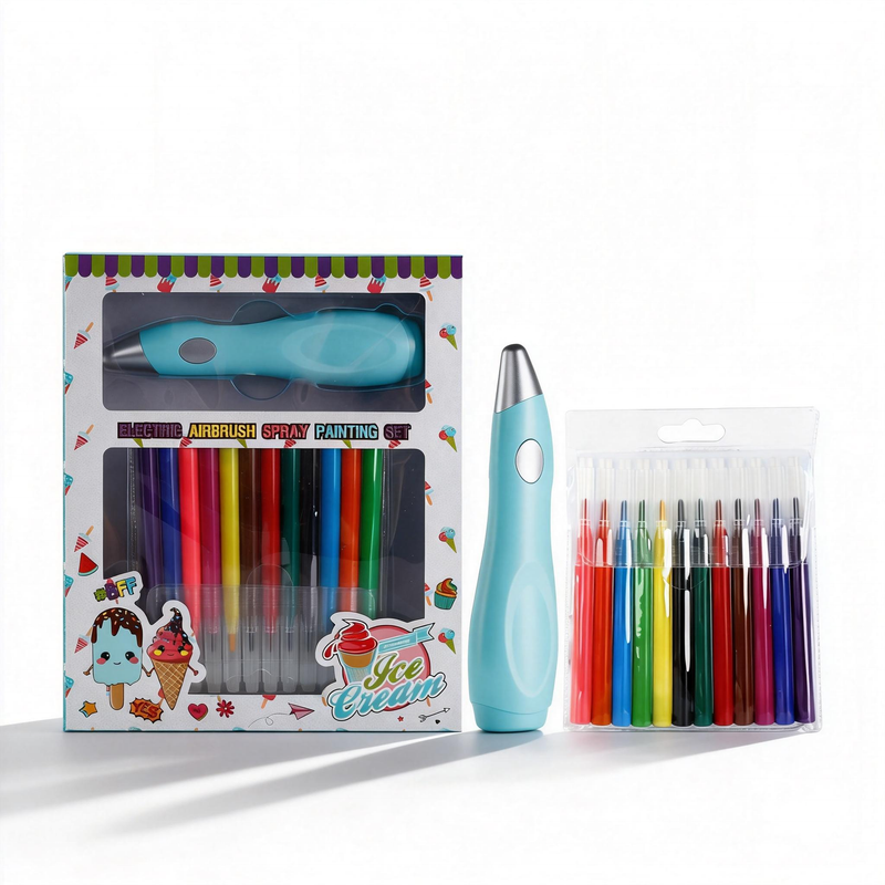 Electric Airbrush Marker Set – Set Spidol Semprot Kreatif untuk Anak