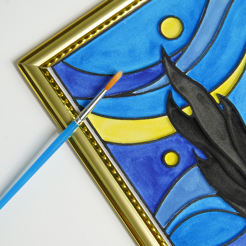 DIY Velvet Art Canvas – Lukis kanvas 3D dengan Cat Akrilik