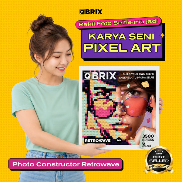 QBRIX Photo Constructor-RETROWAVE