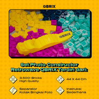 QBRIX Photo Constructor-RETROWAVE