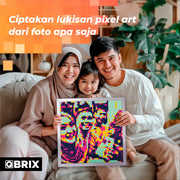 QBRIX Photo Constructor-RETROWAVE