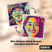 QBRIX Photo Constructor-RETROWAVE