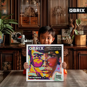QBRIX Photo Constructor-RETROWAVE
