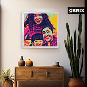 QBRIX Photo Constructor-RETROWAVE