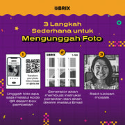 QBRIX Diamond painting kit Magnet bases: ORIGINAL