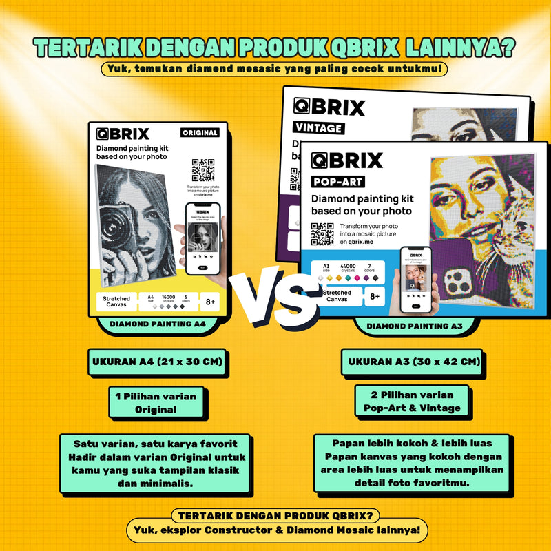 Qbrix Diamond Original A4