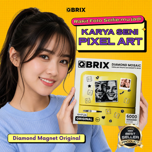 QBRIX Diamond painting kit Magnet bases: ORIGINAL