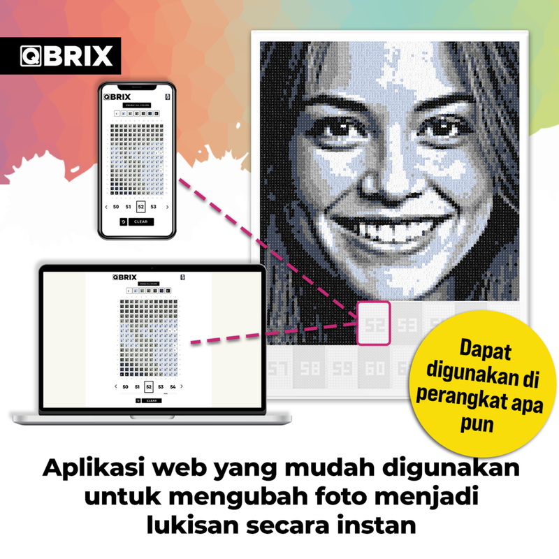 QBRIX Paint by Numbers - Original