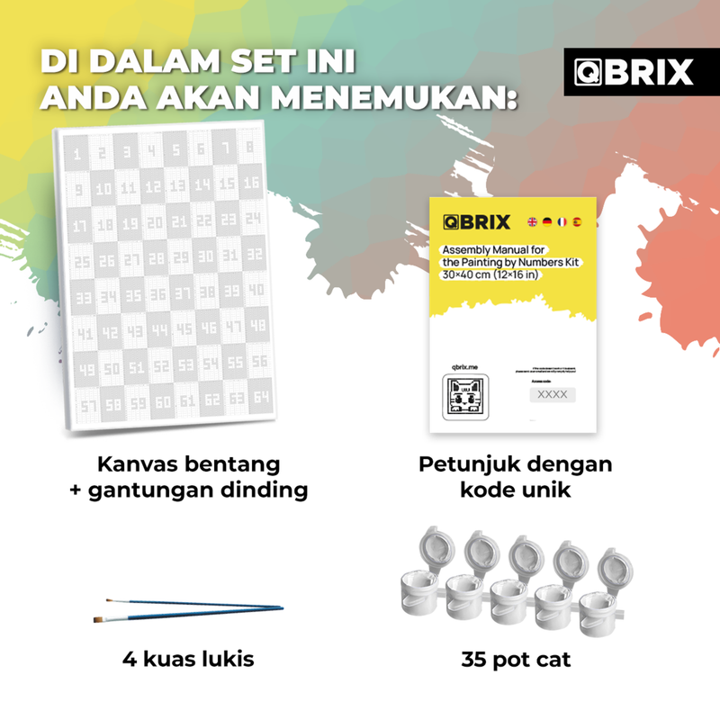 QBRIX Paint by Numbers - Original