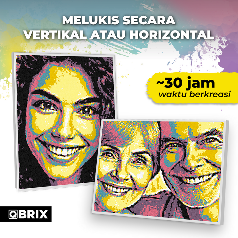 QBRIX Paint by Numbers - Pop Art