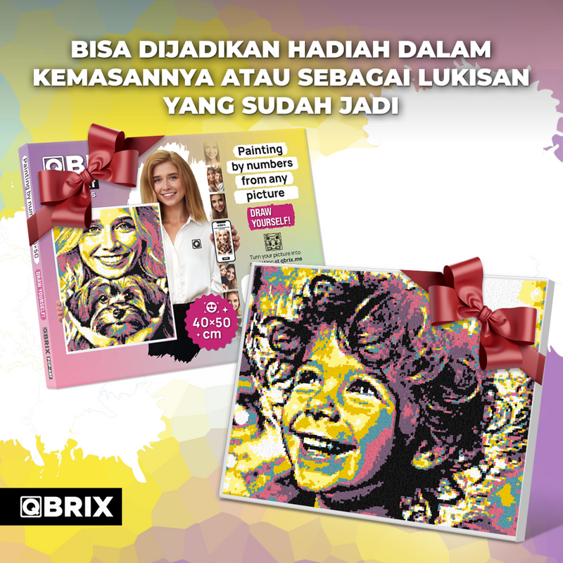 QBRIX Paint by Numbers - Pop Art