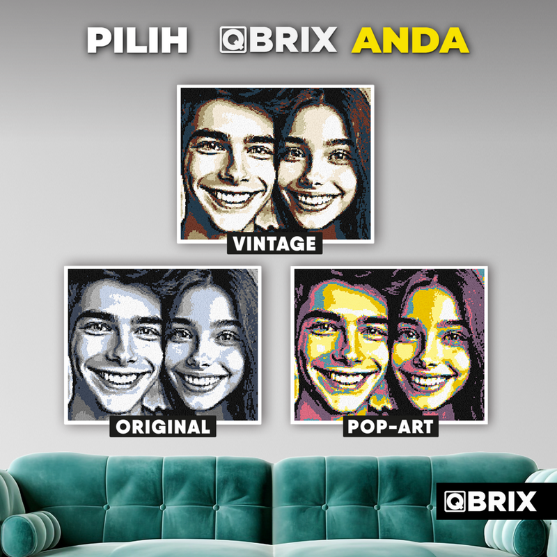 QBRIX Paint by Numbers - Pop Art