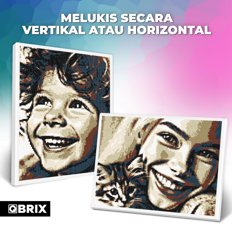 QBRIX Paint by Numbers - Vintage